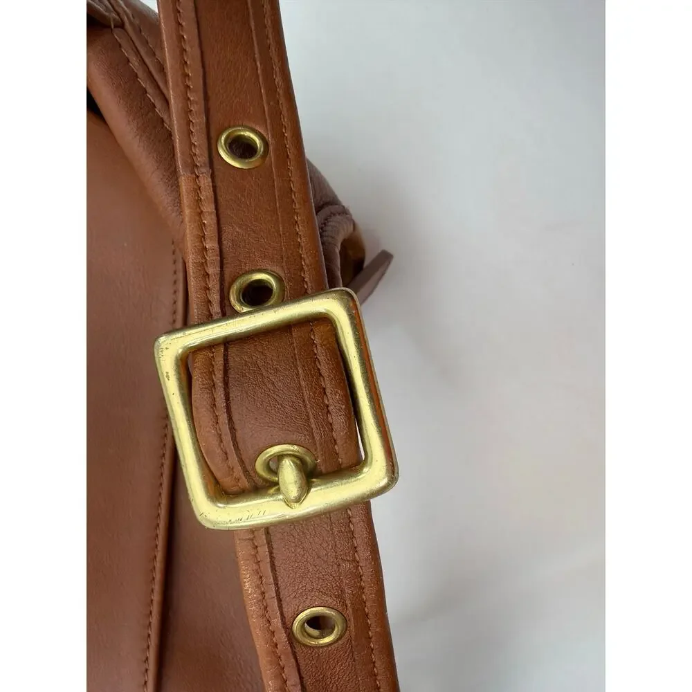 Coach Soho Brown Leather Shoulder Bag Vintage Y2K Full Grain Leather Buckle